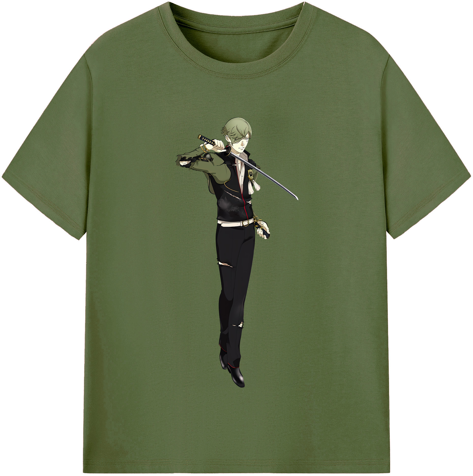 （画像用） 刀剣乱舞 Touken Ranbu 綿100％半袖Tシャツ（フロントプリント）